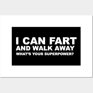 I Can Fart Posters and Art